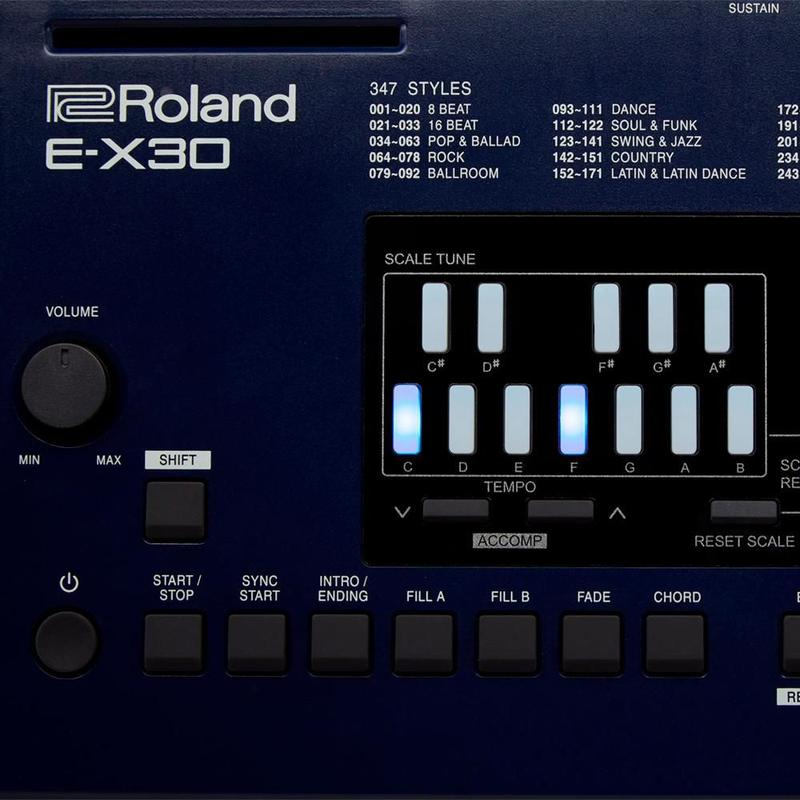 Teclado Roland Ex30 61 Teclas E-x30 Arranjador Ex-30 + Fonte +